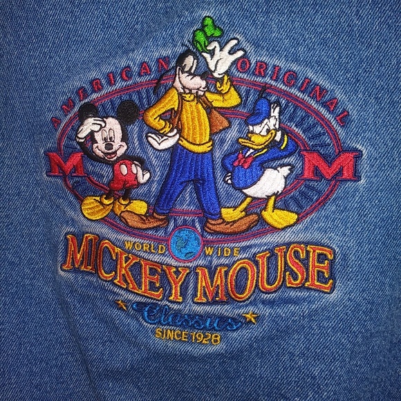 MICKEY MOUSE DISNEY JEAN COAT #1 - Picture 6 of 8